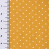 Baumwollstoff Punkte mini Ø 1mm ockergelb weiß 1,40m Breite