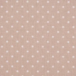 Baumwollstoff Punkte mini Ø 1mm beige weiß 1,40m Breite