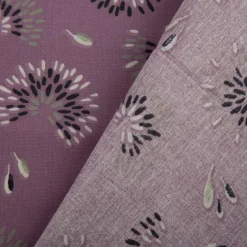 Baumwollstoff Roami Pusteblume lila 1,47m Breite