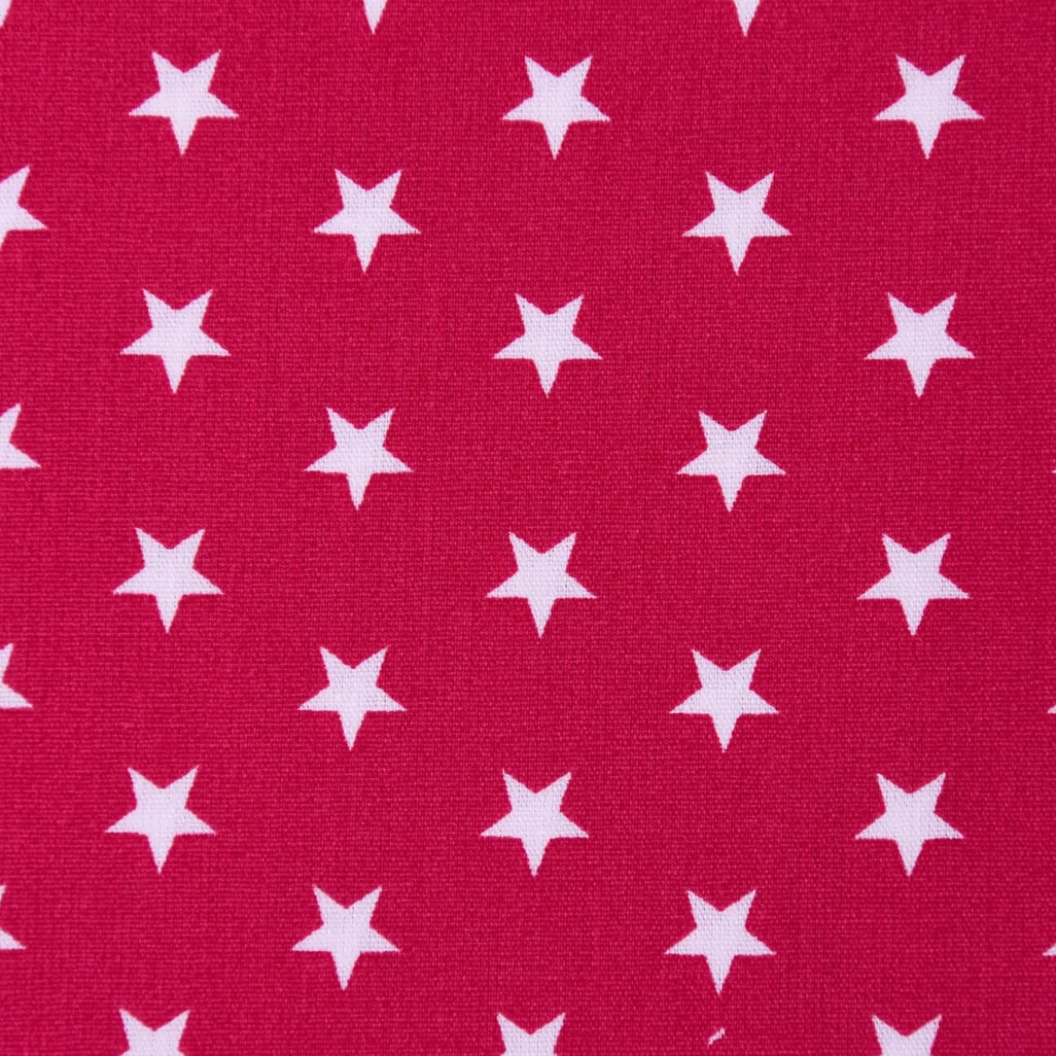 Baumwollstoff Sterne ca. 1x1cm cerise pink weiß 1,40m Breite