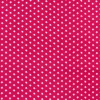 Baumwollstoff Sterne ca. 1x1cm fuchsia weiß
