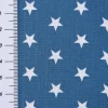 Baumwollstoff Sterne ca. 1x1cm jeansblau weiß 1,40m Breite