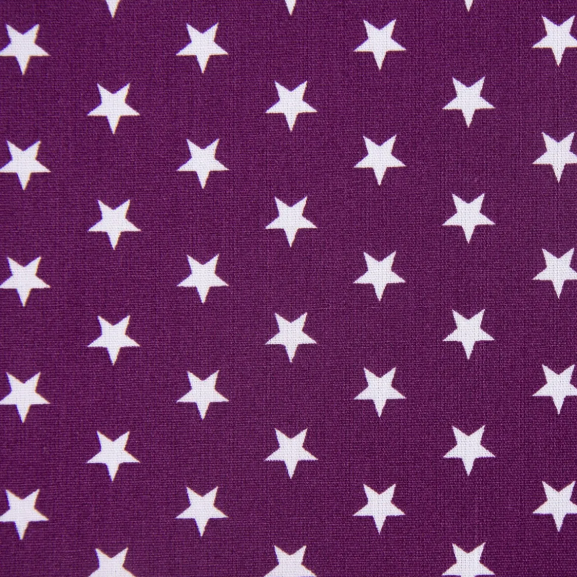 Baumwollstoff Sterne ca. 1x1cm lila aubergine weiß 1,40m Breite