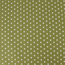 Baumwollstoff Sterne ca. 1x1cm oliv grün weiß 1,40m Breite