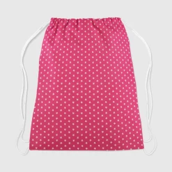 Baumwollstoff Sterne ca. 1x1cm pink weiß 1,40m Breite