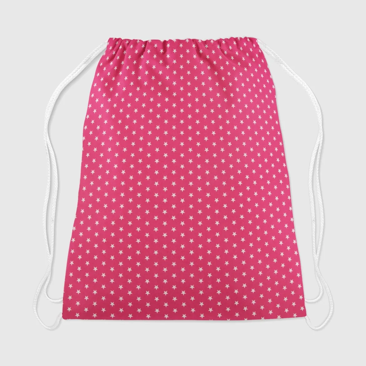 Baumwollstoff Sterne ca. 1x1cm pink weiß 1,40m Breite