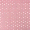 Baumwollstoff Sterne ca. 1x1cm rosa weiß 1,40m Breite