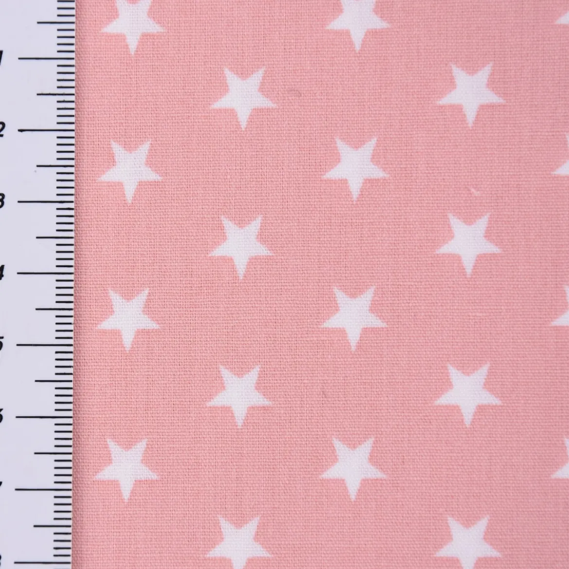 Baumwollstoff Sterne ca. 1x1cm rosa weiß 1,40m Breite