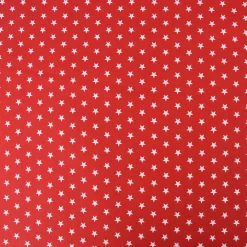 Baumwollstoff Sterne ca. 1x1cm rot weiß 1,40m Breite
