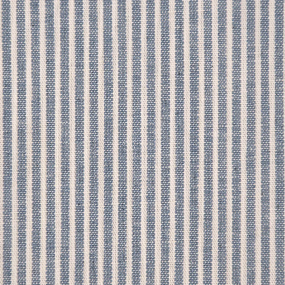 Baumwollstoff Streifen leichte Webware Tissee Country jeansblau ecru 1,45m breit