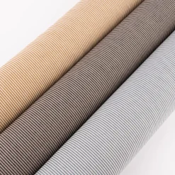 Baumwollstoff Streifen leichte Webware Tissee Country schwarz natur 1,45m breit