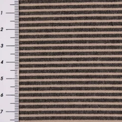 Baumwollstoff Streifen leichte Webware Tissee Country schwarz natur 1,45m breit