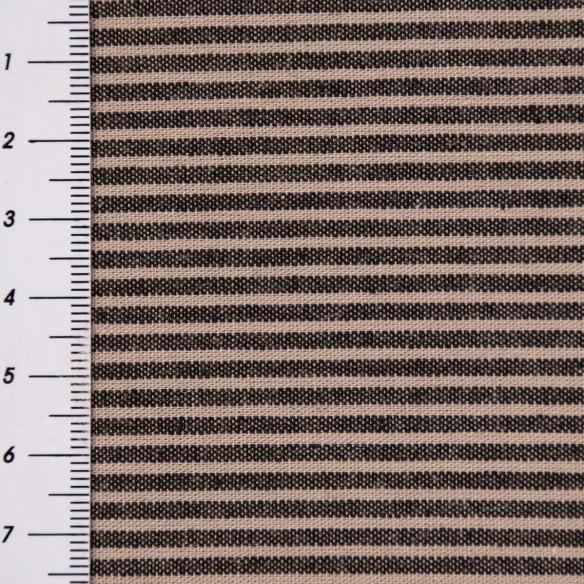 Baumwollstoff Streifen leichte Webware Tissee Country schwarz natur 1,45m breit