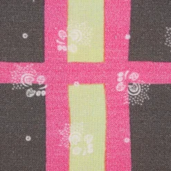 Baumwollstoff Trachten Karo Streublumen olivgrün maigrün pink 1,50m Breite