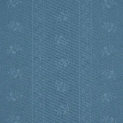 Baumwollstoff Trachten Ranken Blätter Ornamentstreifen graublau hellblau 1,50m Breite