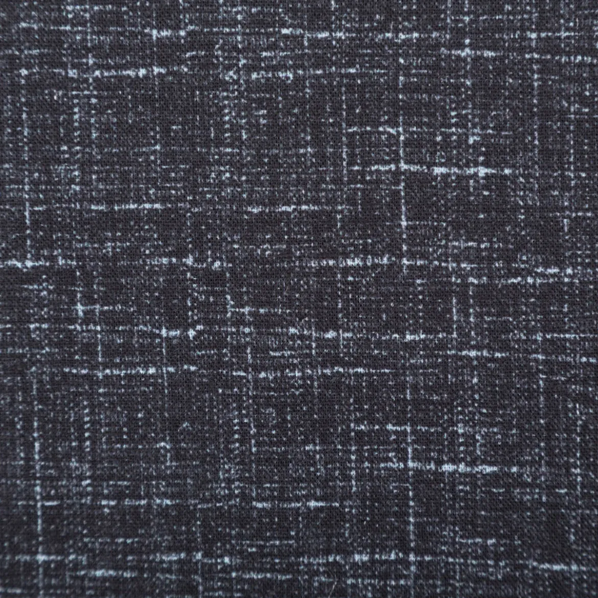Baumwollstoff Trachtenstoff uni meliert Strukturoptik denimblau feinfädig und seidig glatt 1,40m Breite