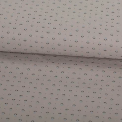 Baumwollstoff Trachtenstoffe Trachten Mini Blumen Punkte taupe grün blau 1,5m Breite