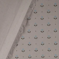 Baumwollstoff Trachtenstoffe Trachten Mini Blumen Punkte taupe grün blau 1,5m Breite