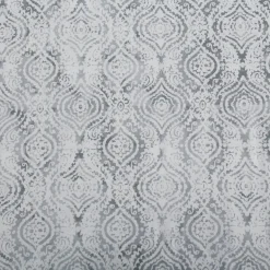Baumwollstoff Trachtenstoffe Trachten Ornament Barock weiß grau 1,45m Breite
