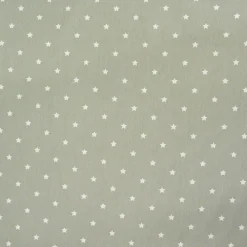 Baumwollstoff Twinkle Sterne grau weiß Stoff Gardinenstoff Dekostoff
