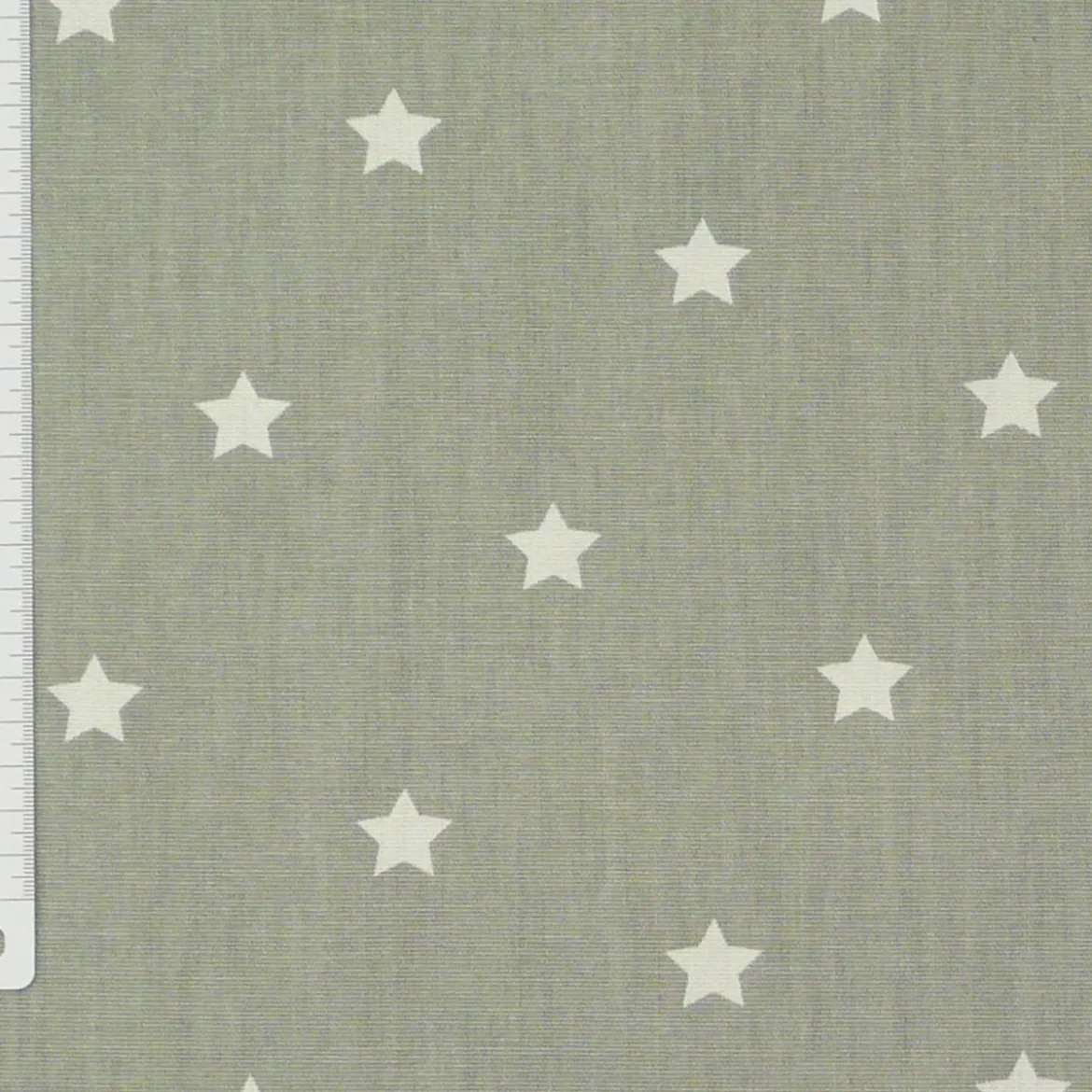 Baumwollstoff Twinkle Sterne grau weiß Stoff Gardinenstoff Dekostoff