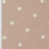 Baumwollstoff Twinkle Sterne altrosa weiß Stoff Gardinenstoff Dekostoff