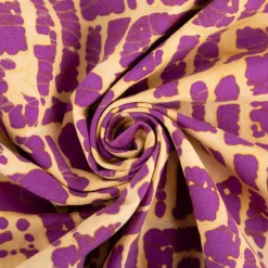 Baumwollstoff Unique Crafted Batik Cotton abstrakt violett 1,37m Breite
