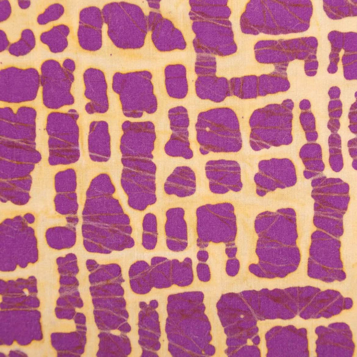 Baumwollstoff Unique Crafted Batik Cotton abstrakt violett 1,37m Breite