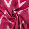 Baumwollstoff Voile Sommerdruck ZickZack Pink 1,40m Breite