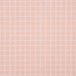 Baumwollstoff Webware Jules Gitter Karo rosa weiß 1,47m Breite