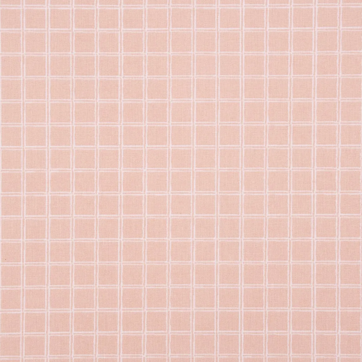 Baumwollstoff Webware Jules Gitter Karo rosa weiß 1,47m Breite
