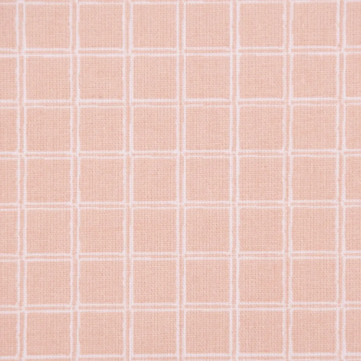 Baumwollstoff Webware Jules Gitter Karo rosa weiß 1,47m Breite