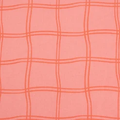 Baumwollstoff Webware Marceau Gitter Karos rosa 1,47m Breite