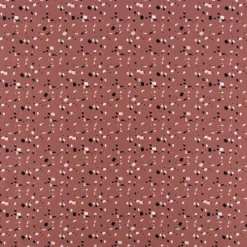 Baumwollstoff Webware Terrazzo terracotta 1,47m Breite