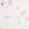 Baumwollstoff Webware Zipopo Koalabär Nilpferd Wolken Sonne Sterne weiß 1,47m Breite