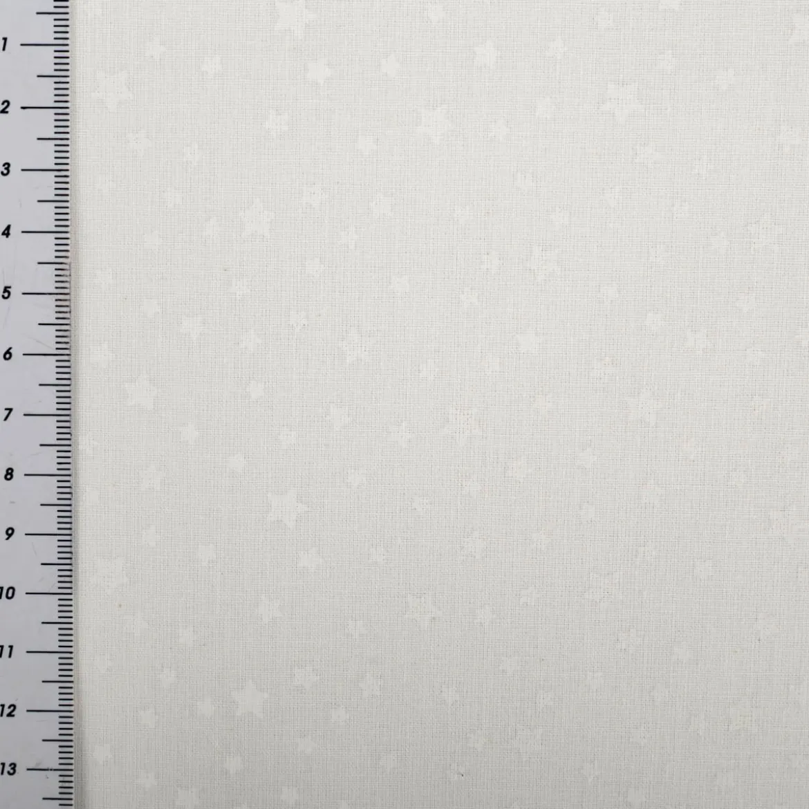 Baumwollstoff Weihnachtsstoff Sternchen weiß 1,47m Breite