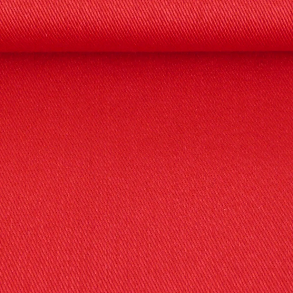 Bekleidungsstoff Baumwoll Köper rot 1,4m Breite