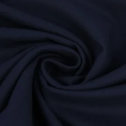 Bekleidungsstoff Baumwollstoff Flanell dünn uni dunkelblau 1,42m Breite