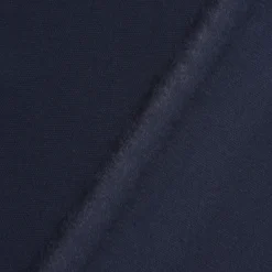 Bekleidungsstoff Baumwollstoff Flanell dünn uni dunkelblau 1,42m Breite