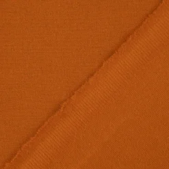Bekleidungsstoff Baumwollstoff Flanell dünn uni cognacbraun 1,42m Breite
