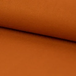 Bekleidungsstoff Baumwollstoff Flanell dünn uni cognacbraun 1,42m Breite