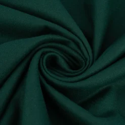 Bekleidungsstoff Baumwollstoff Flanell dünn uni dunkelgrün 1,42m Breite