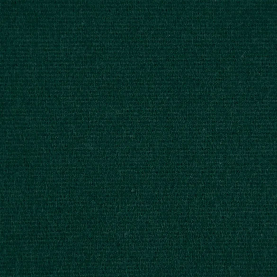 Bekleidungsstoff Baumwollstoff Flanell dünn uni dunkelgrün 1,42m Breite
