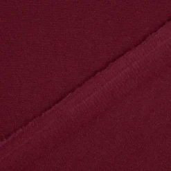 Bekleidungsstoff Baumwollstoff Flanell dünn uni aubergine 1,42m Breite
