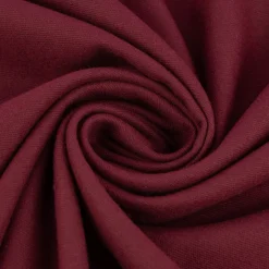 Bekleidungsstoff Baumwollstoff Flanell dünn uni aubergine 1,42m Breite