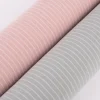 Bekleidungsstoff Baumwollstoff leichte Webware Tisla Streifen rosa weiß 1,45m breit