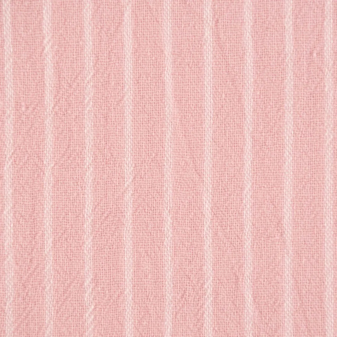 Bekleidungsstoff Baumwollstoff leichte Webware Tisla Streifen rosa weiß 1,45m breit