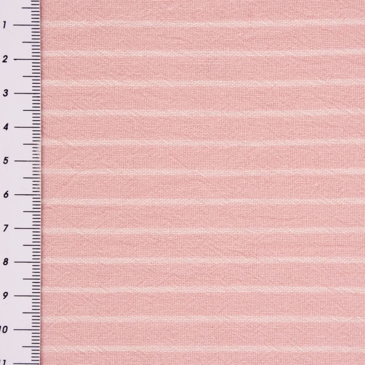 Bekleidungsstoff Baumwollstoff leichte Webware Tisla Streifen rosa weiß 1,45m breit