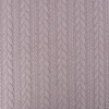 Bekleidungsstoff Cably Zopfmuster Strickstoff Meterware einfarbig rosa 1,5m Breite