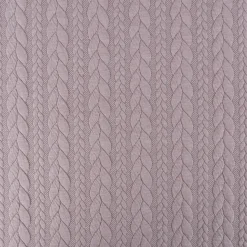 Bekleidungsstoff Cably Zopfmuster Strickstoff Meterware einfarbig rosa 1,5m Breite